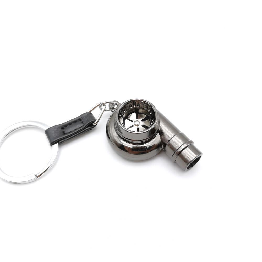 Car Turbo Whistle Simulation Alloy Metal Keychain - Image 10