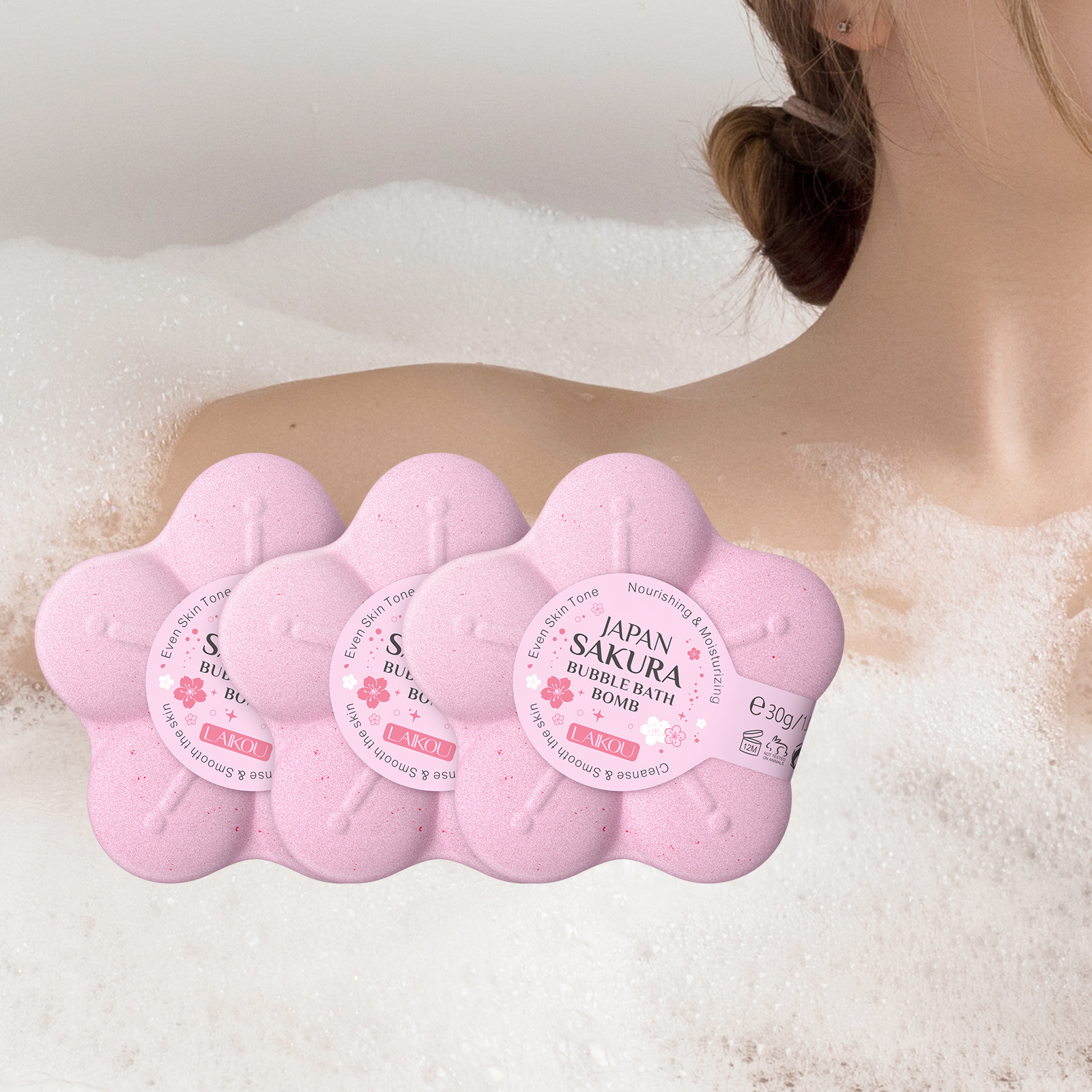 Cherry Blossom Bath 3-piece Set