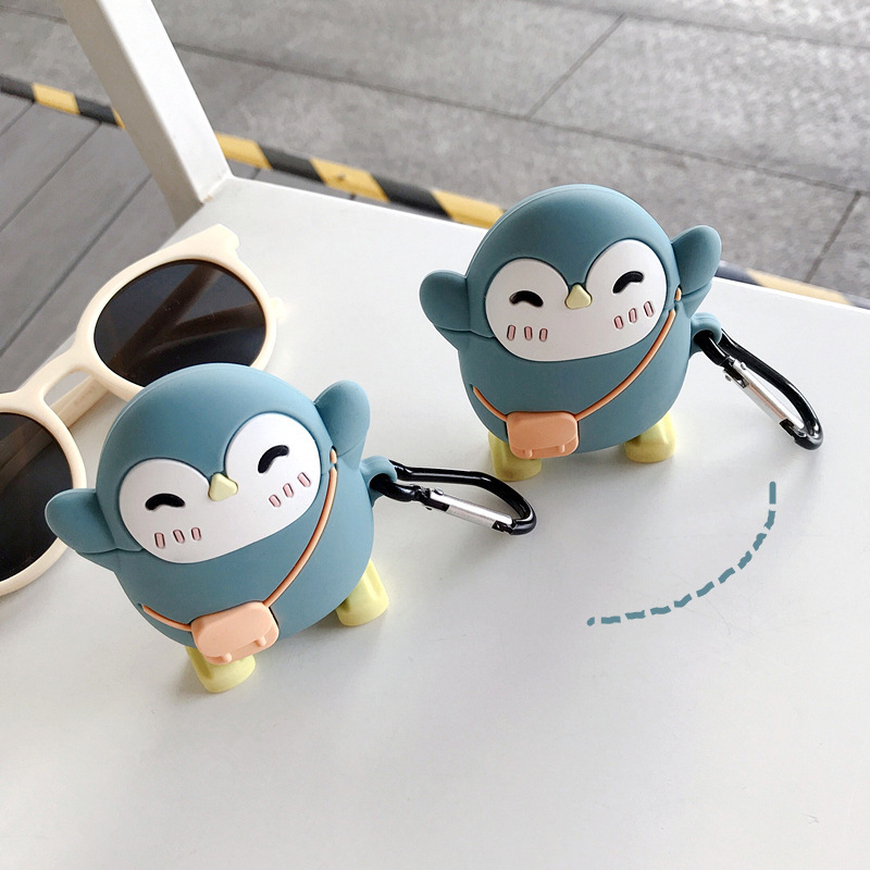 Cartoon Wireless Standing Earphone Case
