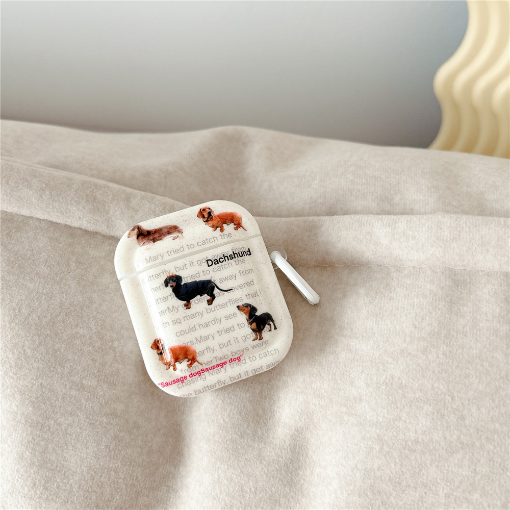 Full Screen Sausage Dog Earphone Sleeves