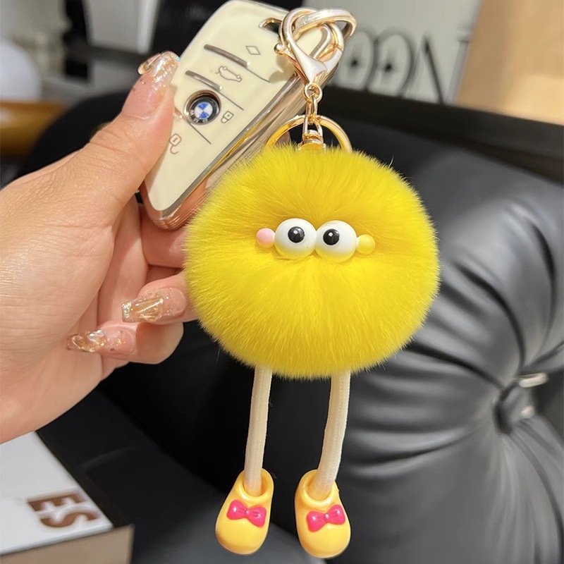 Plush Big Long Leg Small Briquette Key Ring - Image 3