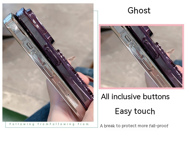 Electroplating Lens Protector Phone Case - Image 6