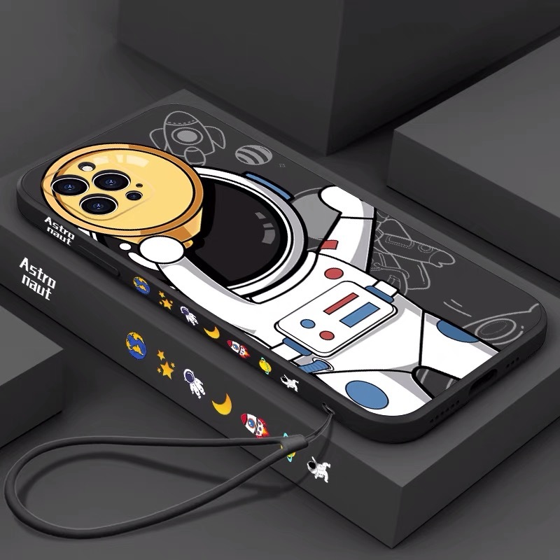 Creative Astronaut Planet Phone Case - Image 2