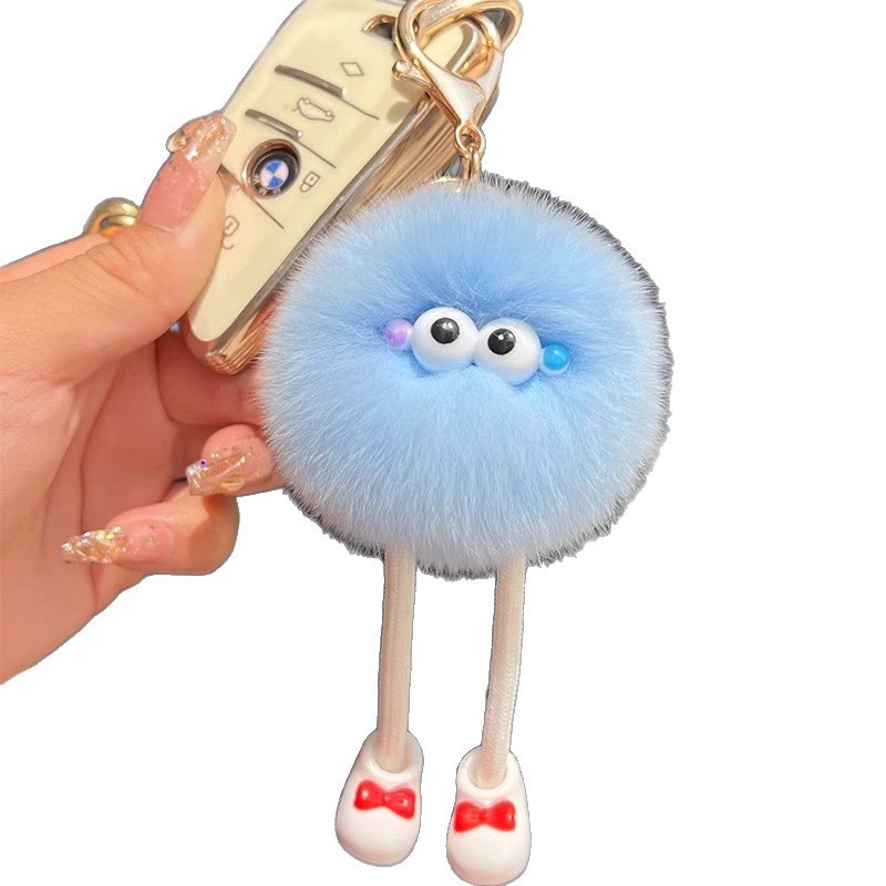 Plush Big Long Leg Small Briquette Key Ring - Image 6