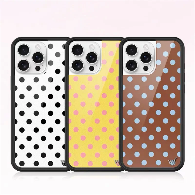Deer Bear Wlidflower Polka Dot Phone Case