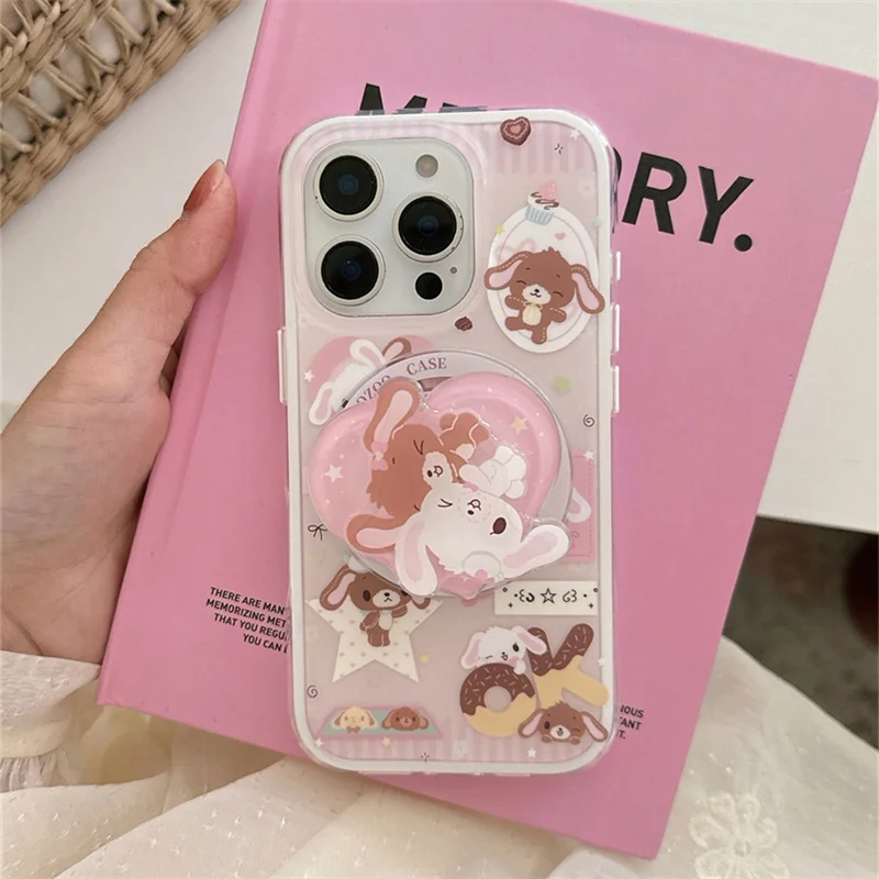 Dessert Bunny Bear Magsafe Magnetic Phone Case