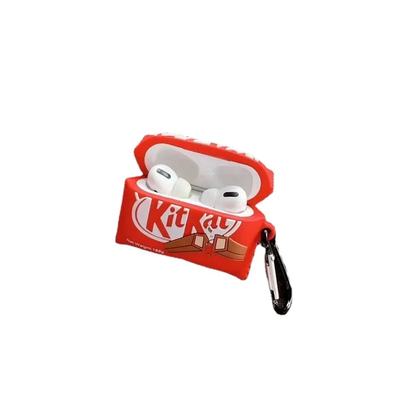 Silicone Kitkat Chocolate Protective For Airpod - Image 5
