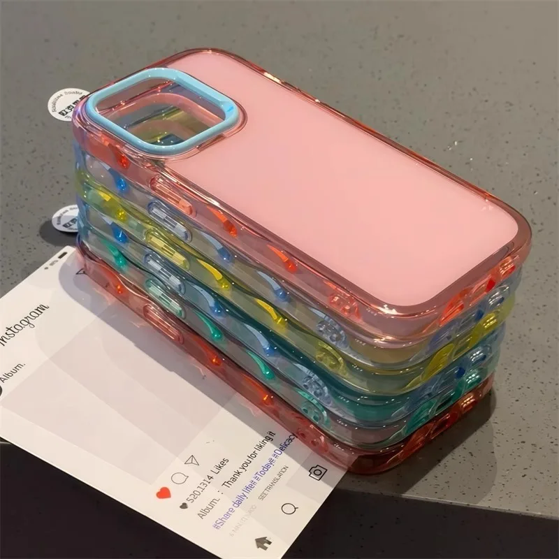 Jelly Candy Color Contrast Case for iPhone - Image 3