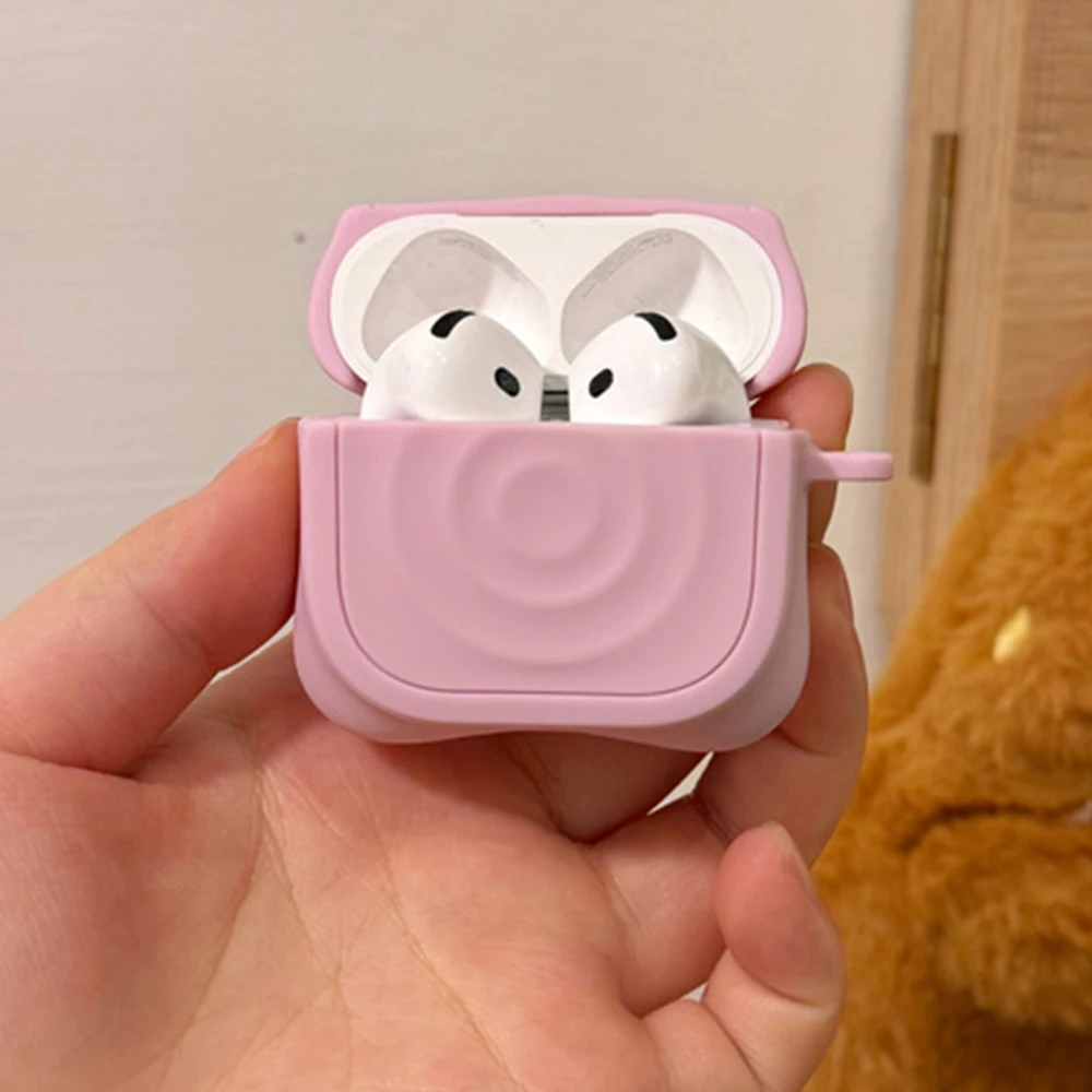 Silicone Water Ripple Earphone Case For AirPods