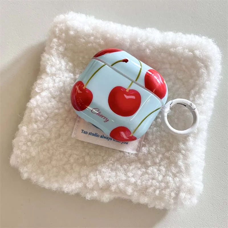 Red Cherry Earphone Protective Case