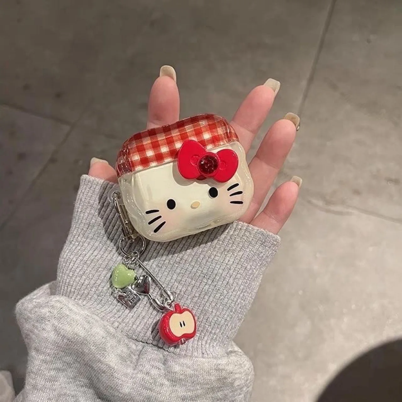 Cartoon Hello Kitty Earphone Case For Airpods