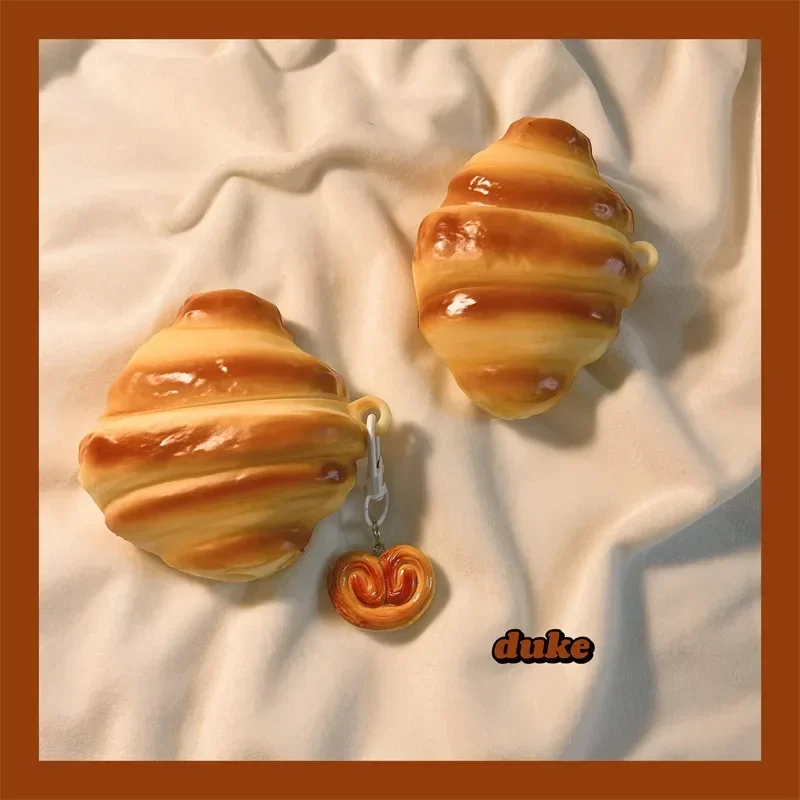 Transparent Bread Shell Protective Case For Galaxy Buds