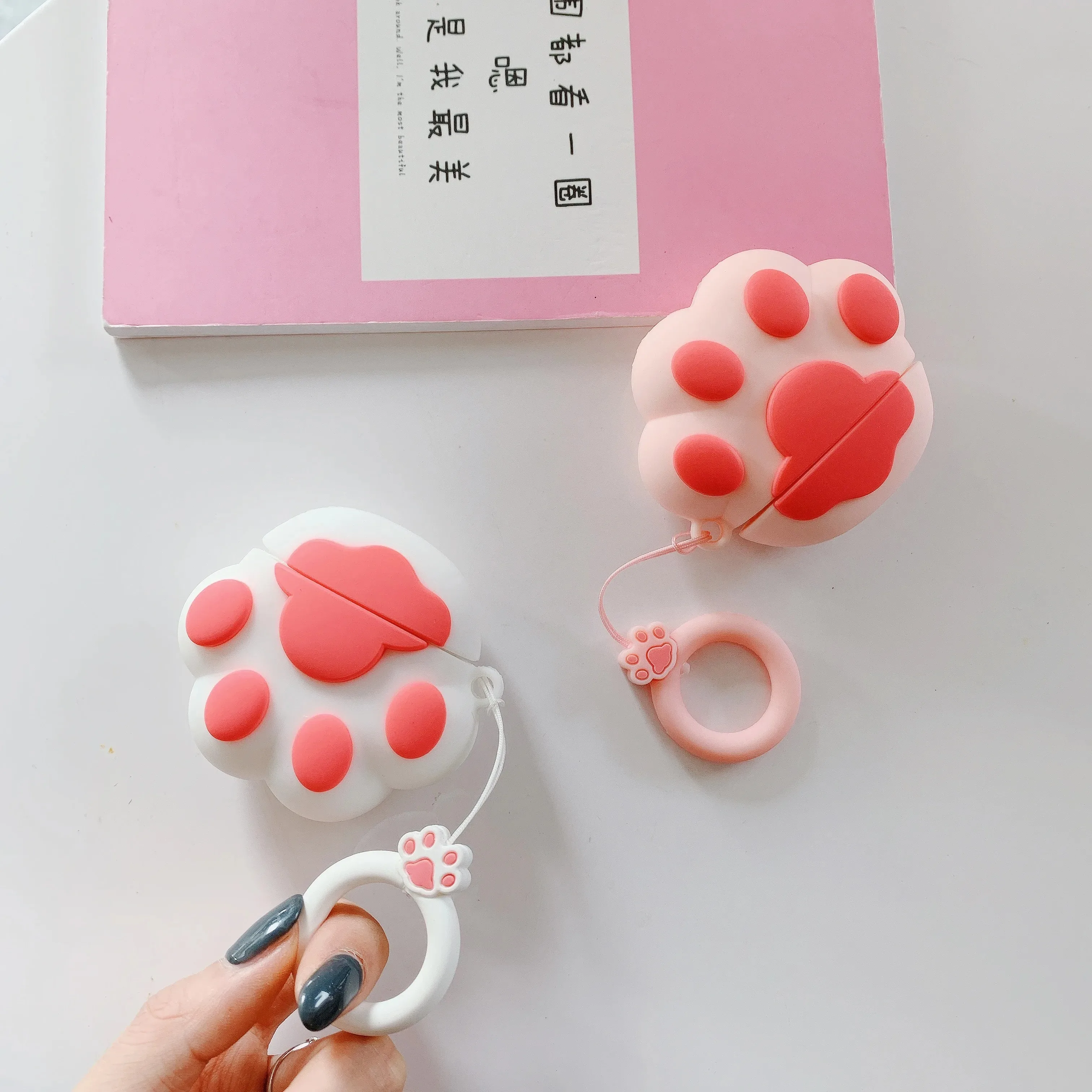 Cat's Paw Cartoon Earphone Case for Airpod