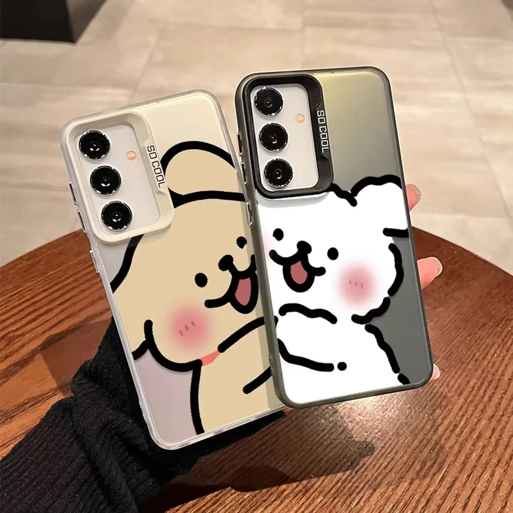 Funny Dog Couple Phone Case For Samsung