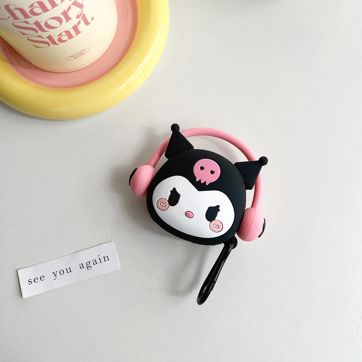 Silicone Cartoon Kuromi Earbuds Case for Samsung