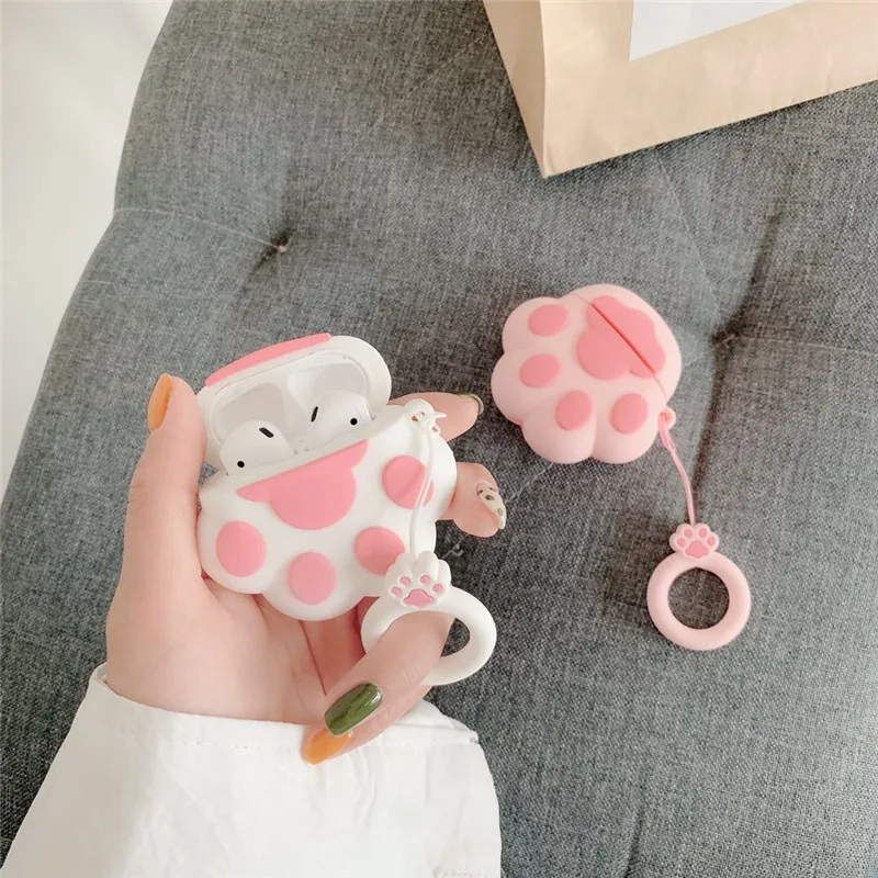 3D Cat Paw Wireless Bluetooth Case For AirPods