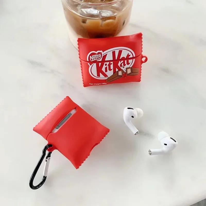 Silicone Kitkat Chocolate Protective For Airpod - Image 4