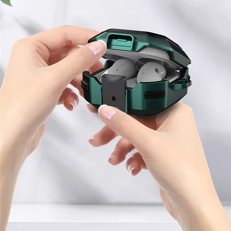 Switch Lock Cover Shockproof With Keychain For Samsung Buds