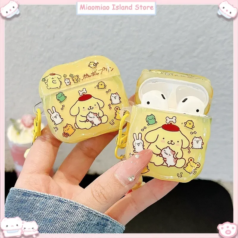 Ins Cute Pudding Dog Cat Airpods Case