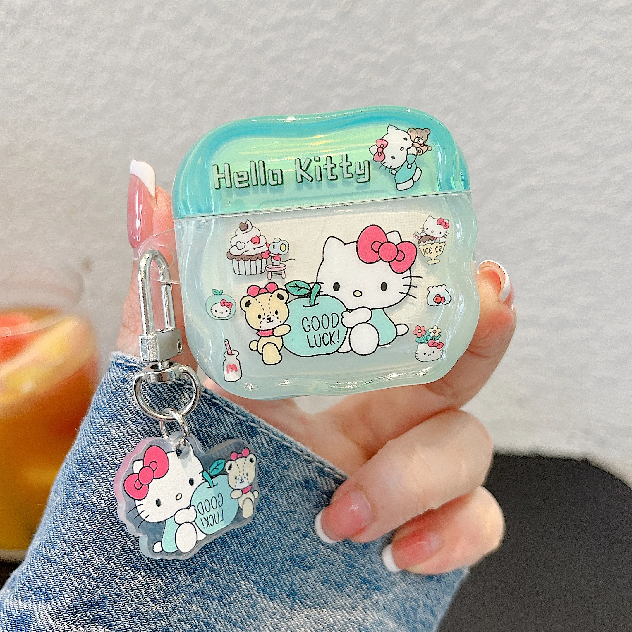 Cute Sanrio Hello Kitty Earphone Protective Case for AirPods