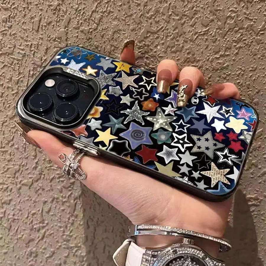 Anti-drop Star Pattern Matte Phone Case - Image 2