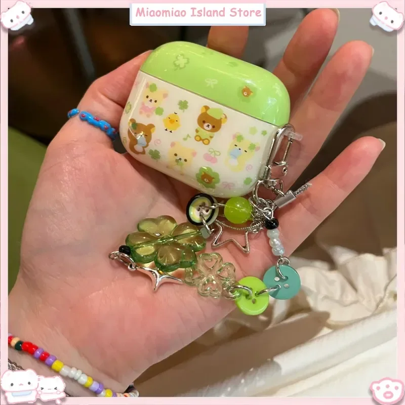 Summer Little Fresh Clover Pendant For Airpods