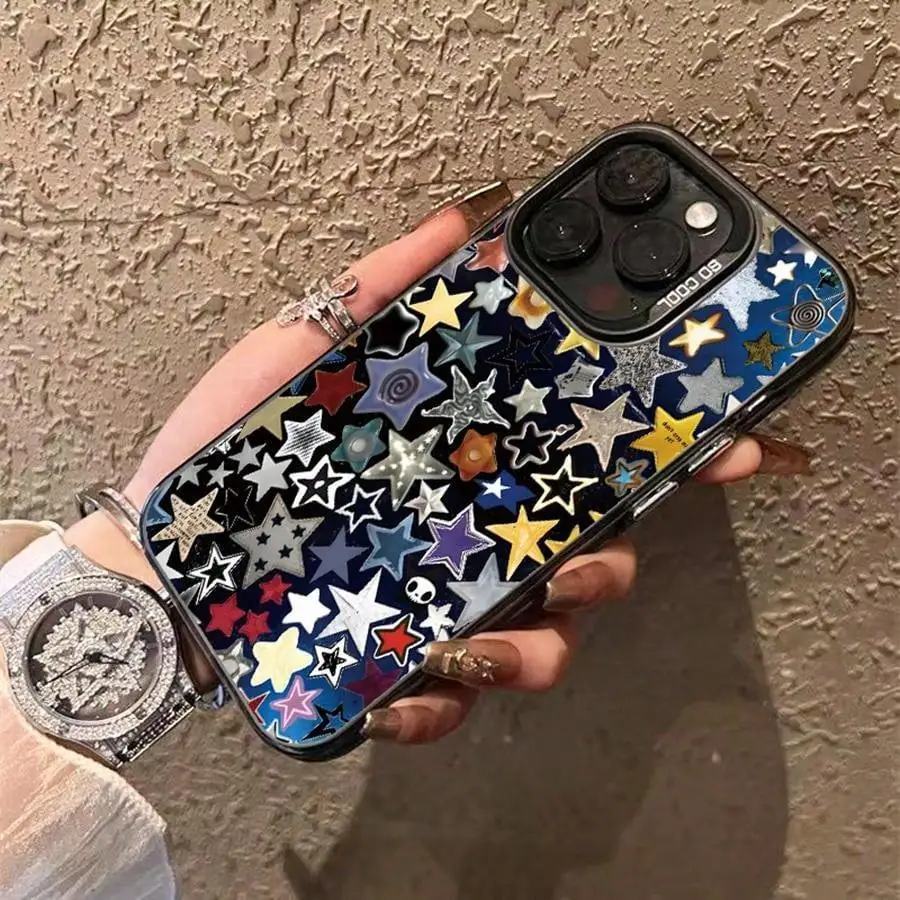 Anti-drop Star Pattern Matte Phone Case - Image 3
