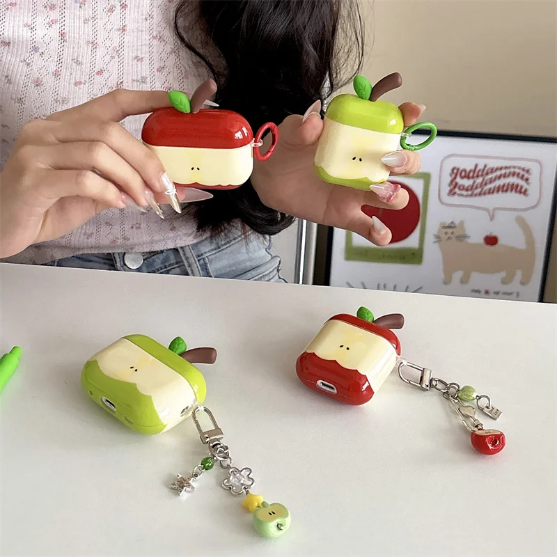Korean Ins Cute Apple Earphone Case for Airpods