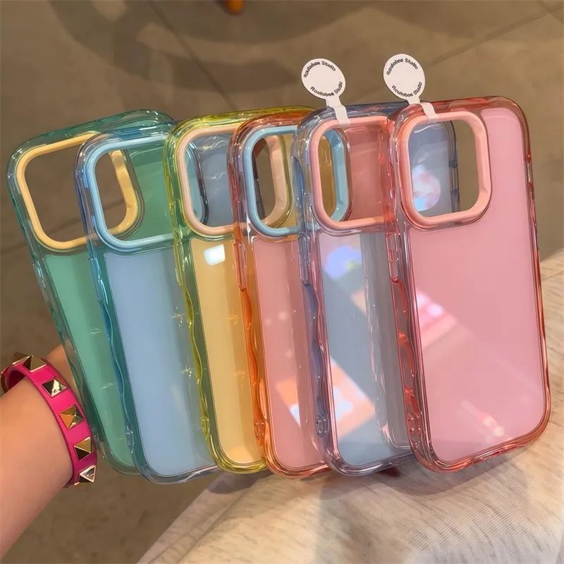 Aesthetic Luxury Candy Shockproof Case for iPhone