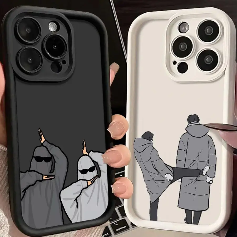 Funny Couple Goals Matching Case for iPhone