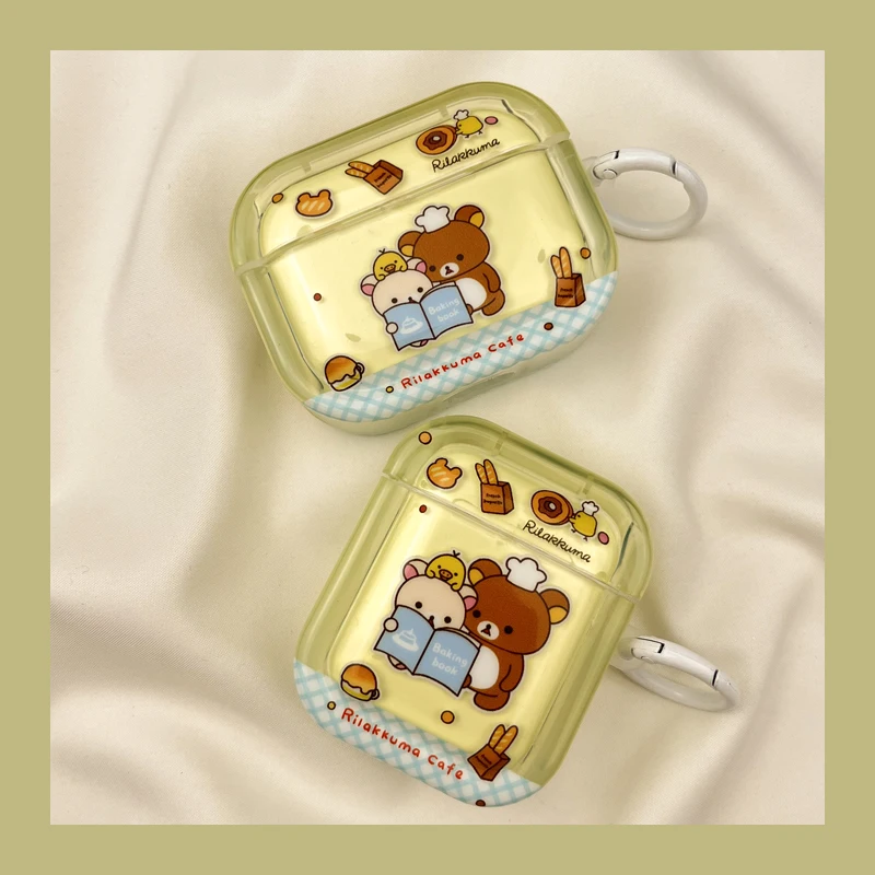 Ins Fun Bear Book Airpods Protective Case