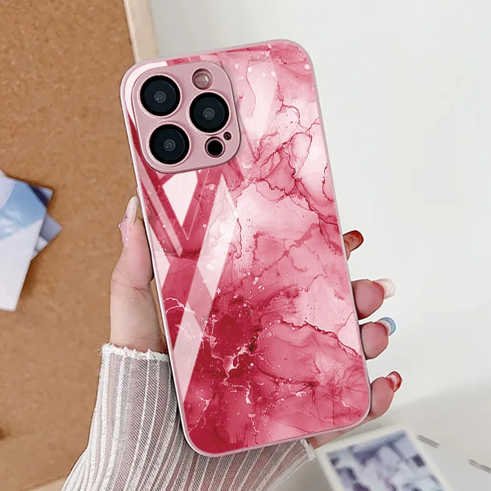 Colorful Marble Case For iPhone