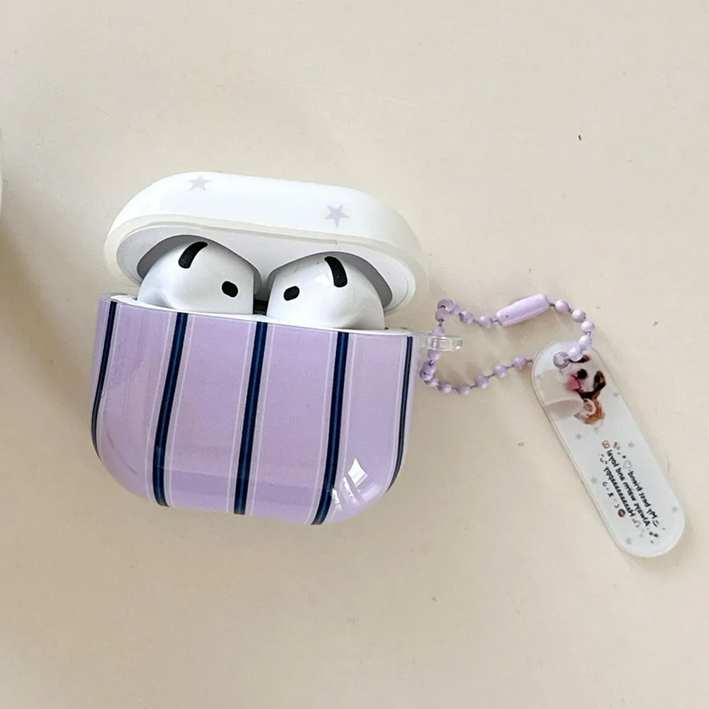 Soft Silicone Vertical Stripes Case For Airpods