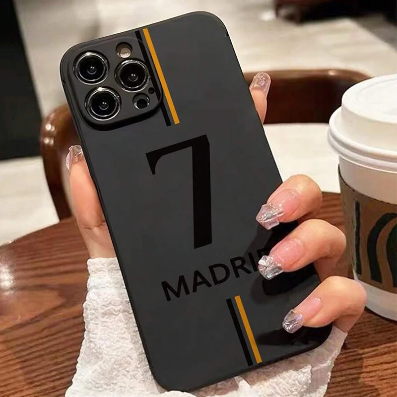 Football Pattern Matte Candy Phone Case For iPhone