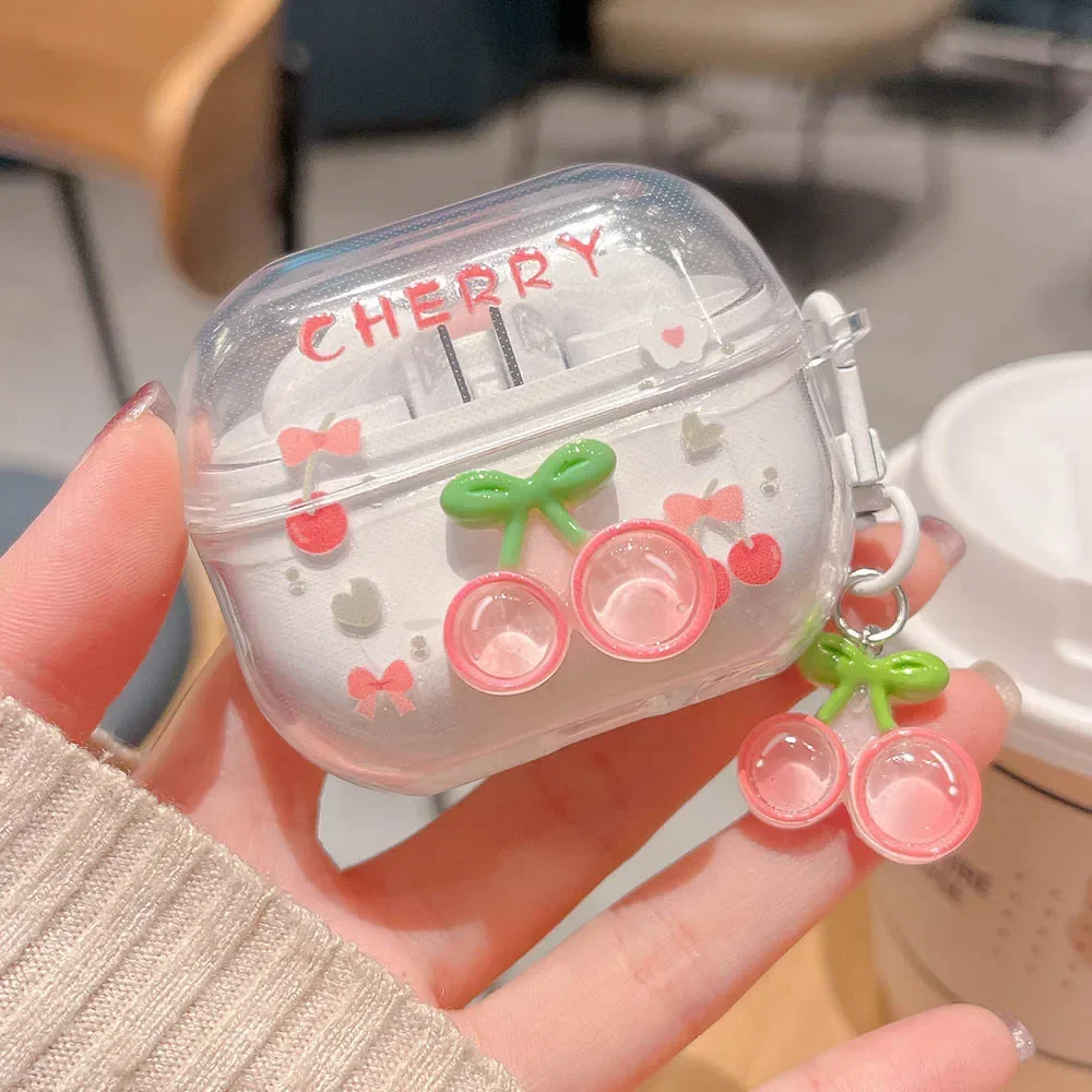 Watermelon Bear Floral Protective Case For Galaxy Buds