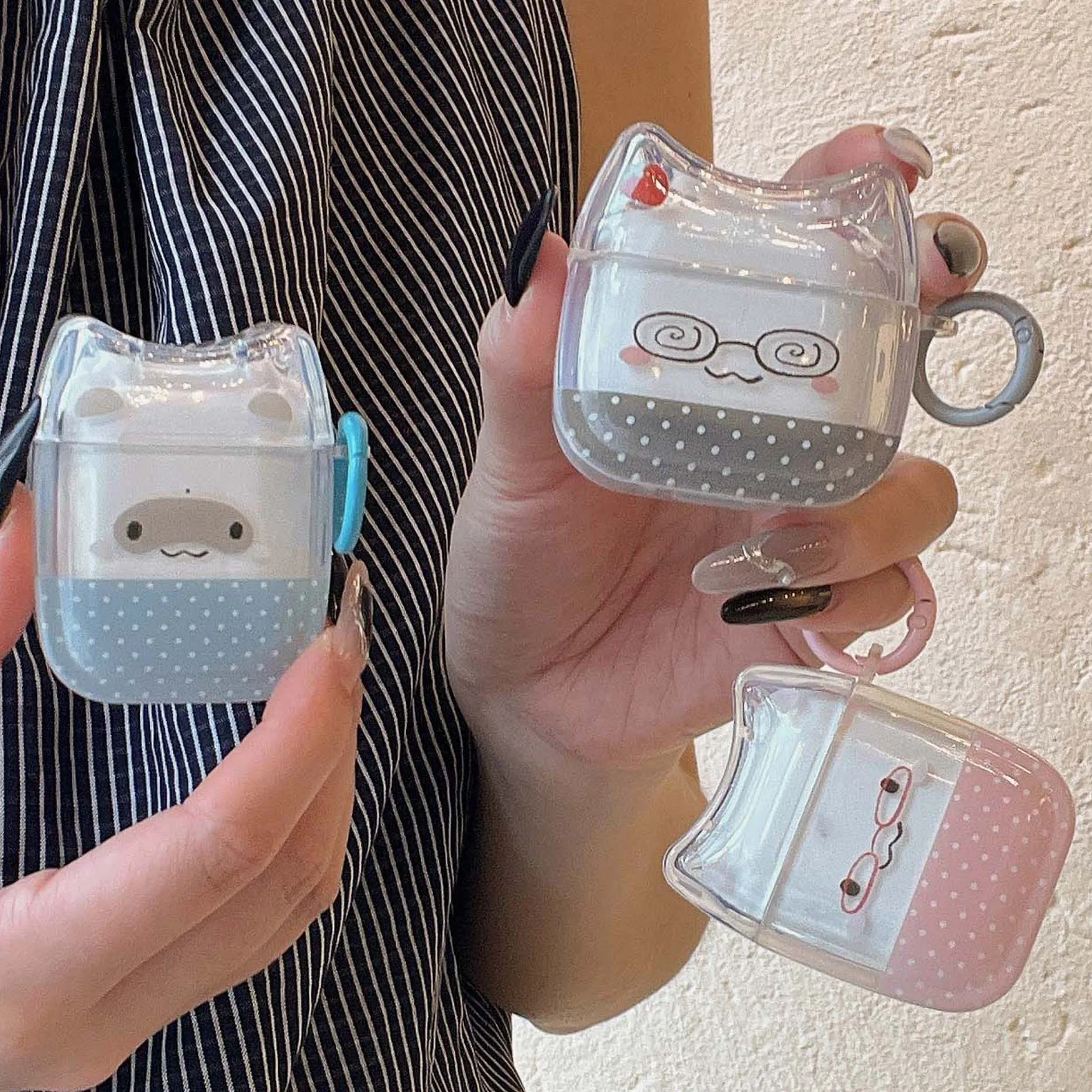 Cute Cat Love Ins Shockproof Earphone Case