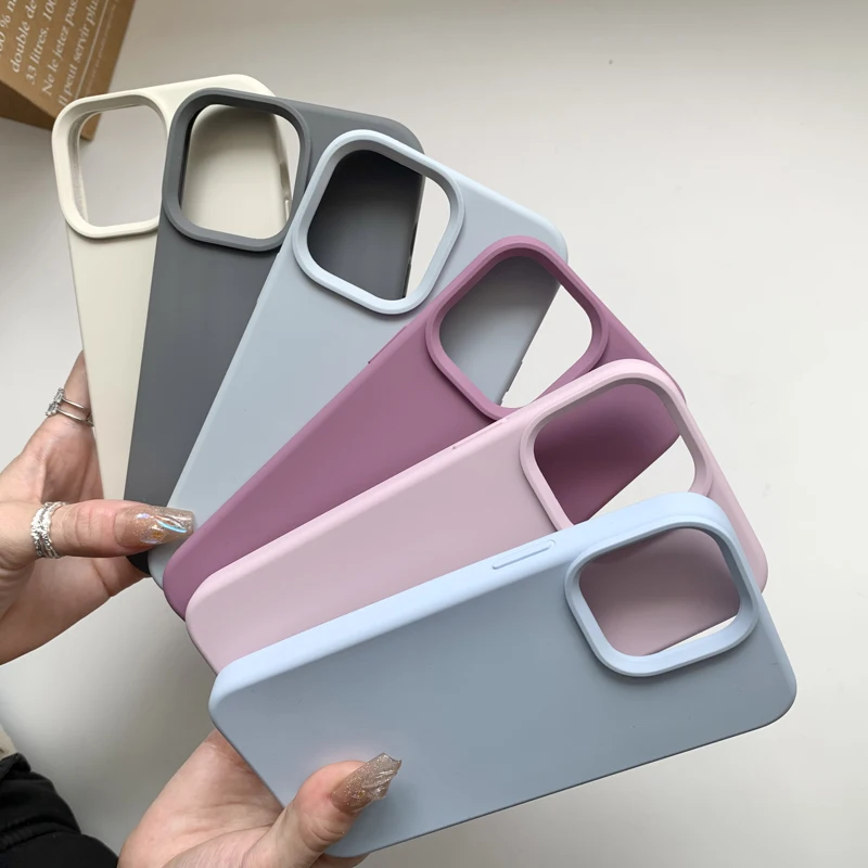 Liquid Silicone Protective Case For iPhone