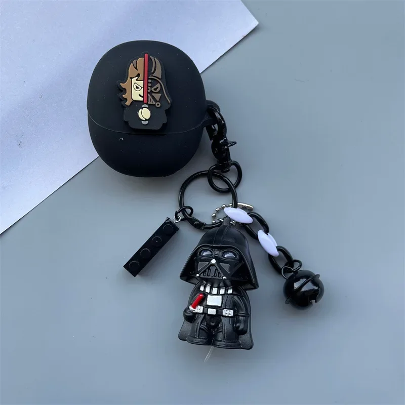 Silicone Wireless Protective Case with Keychain for Oppo Enco Air 3 - Image 6