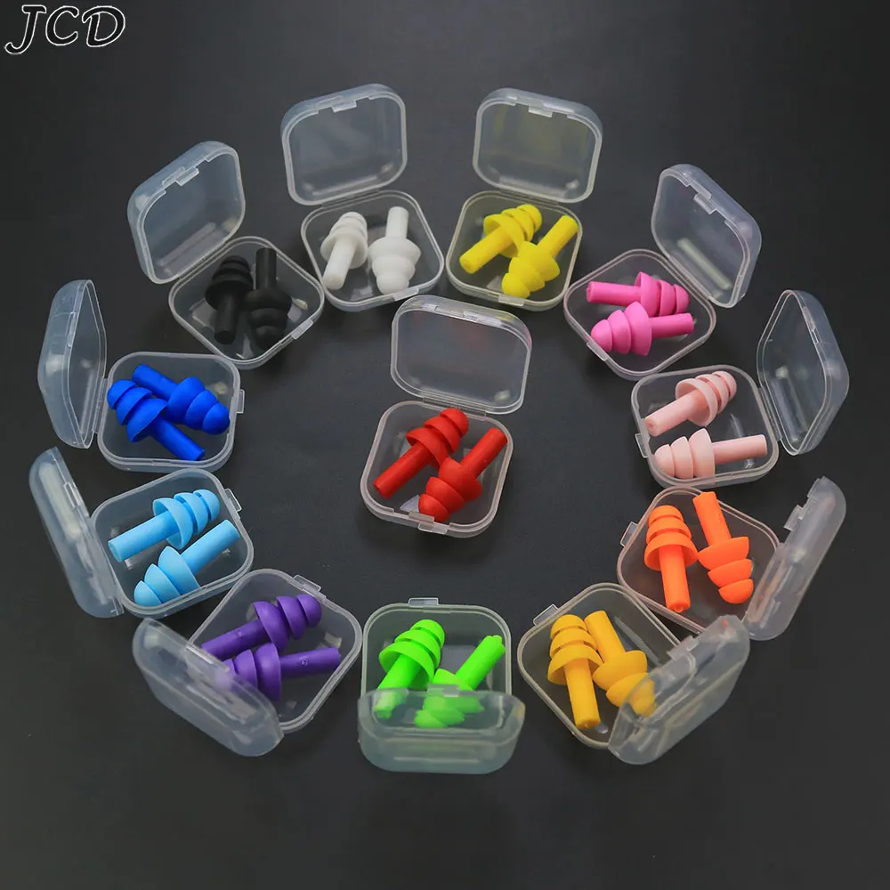 JCD 5Pairs Silicone Ear Plugs