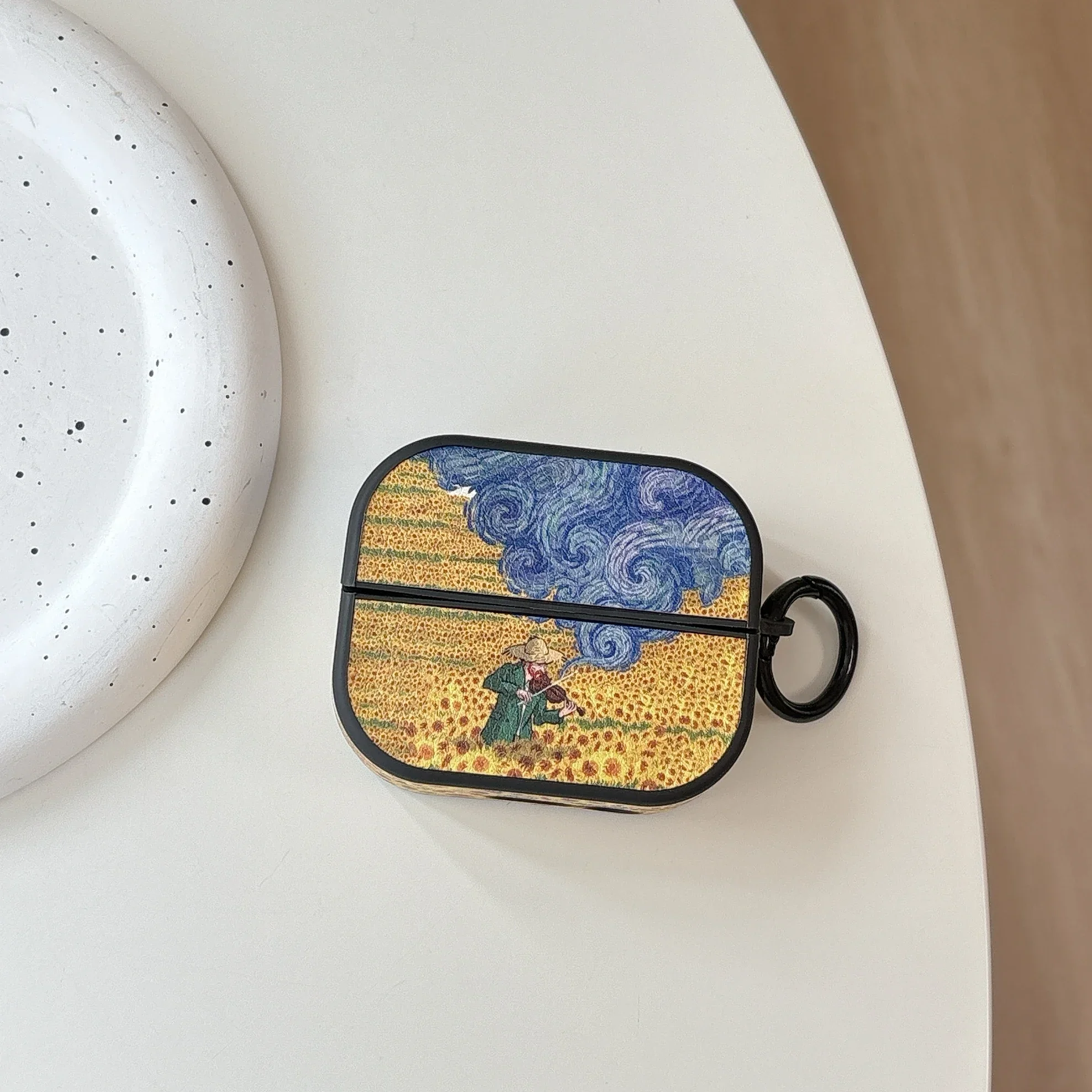 PU Leather Flower Case for Galaxy Buds