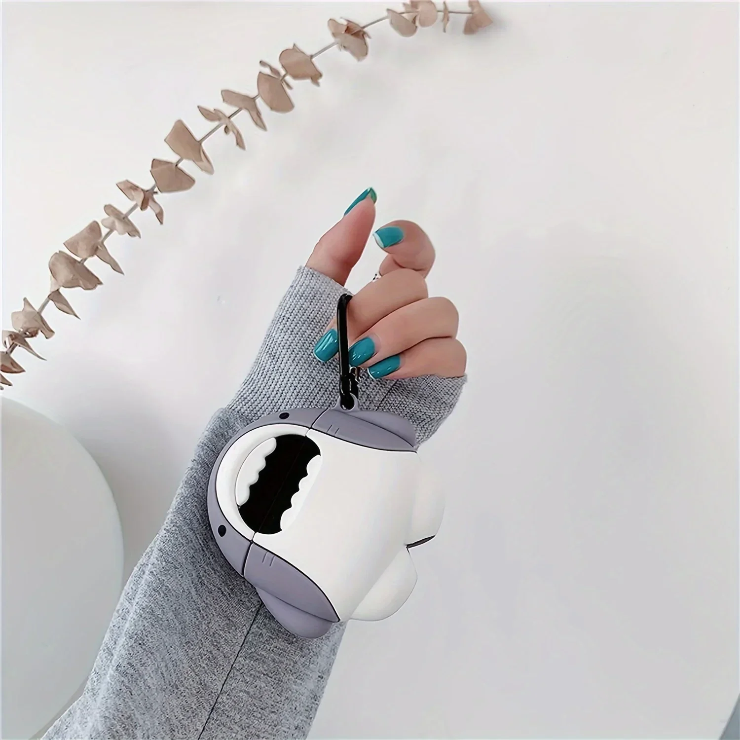 Soft Shark Silicon Earphone Case For OPPO