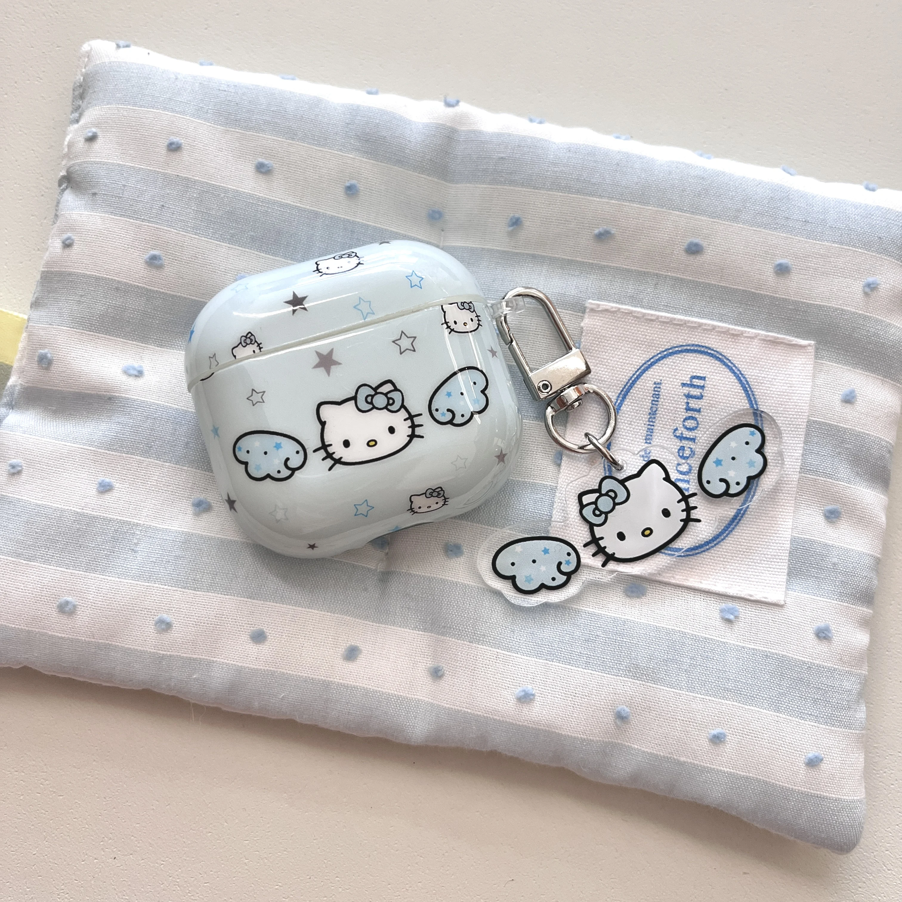 Hello Kitty TPU Ins Blue Wings Case With Hangover