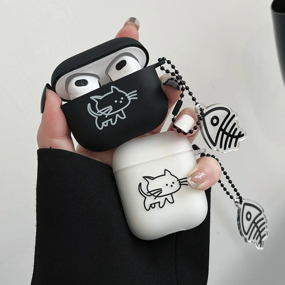 Cartoon Matte Lovers Protective Case For AirPods