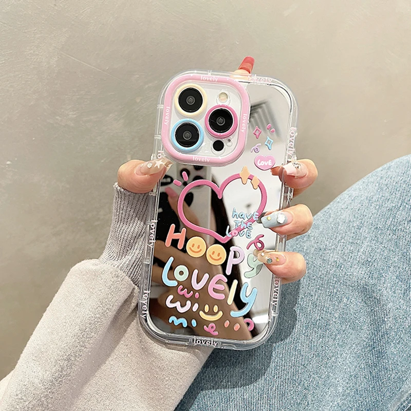 Colorful Cute Happy Love Heart Phone Case