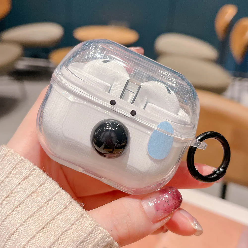 Crystal 3D Funny Sweat Puppy Case For Samsung Buds