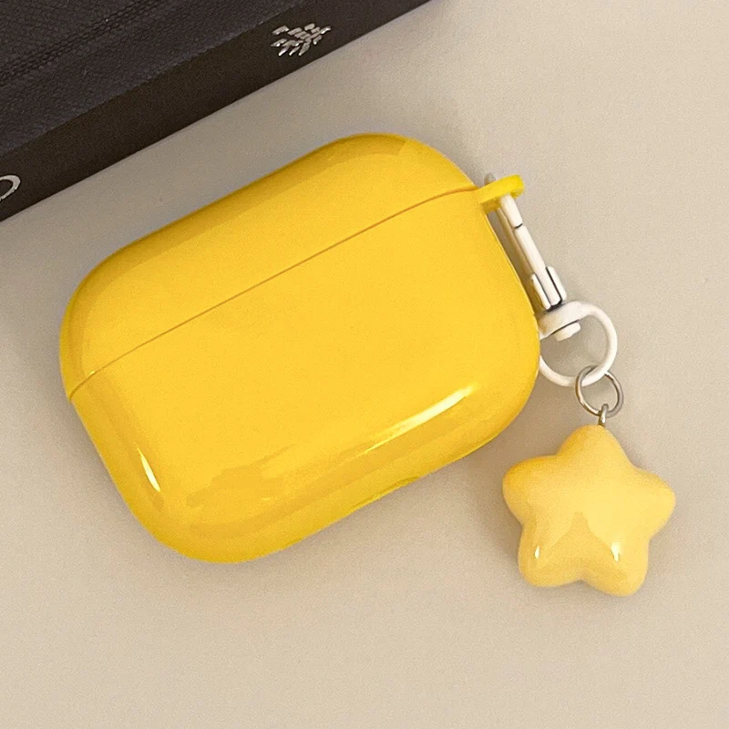 Ins Style Jelly Yellow Wireless Bluetooth Case For Airpods