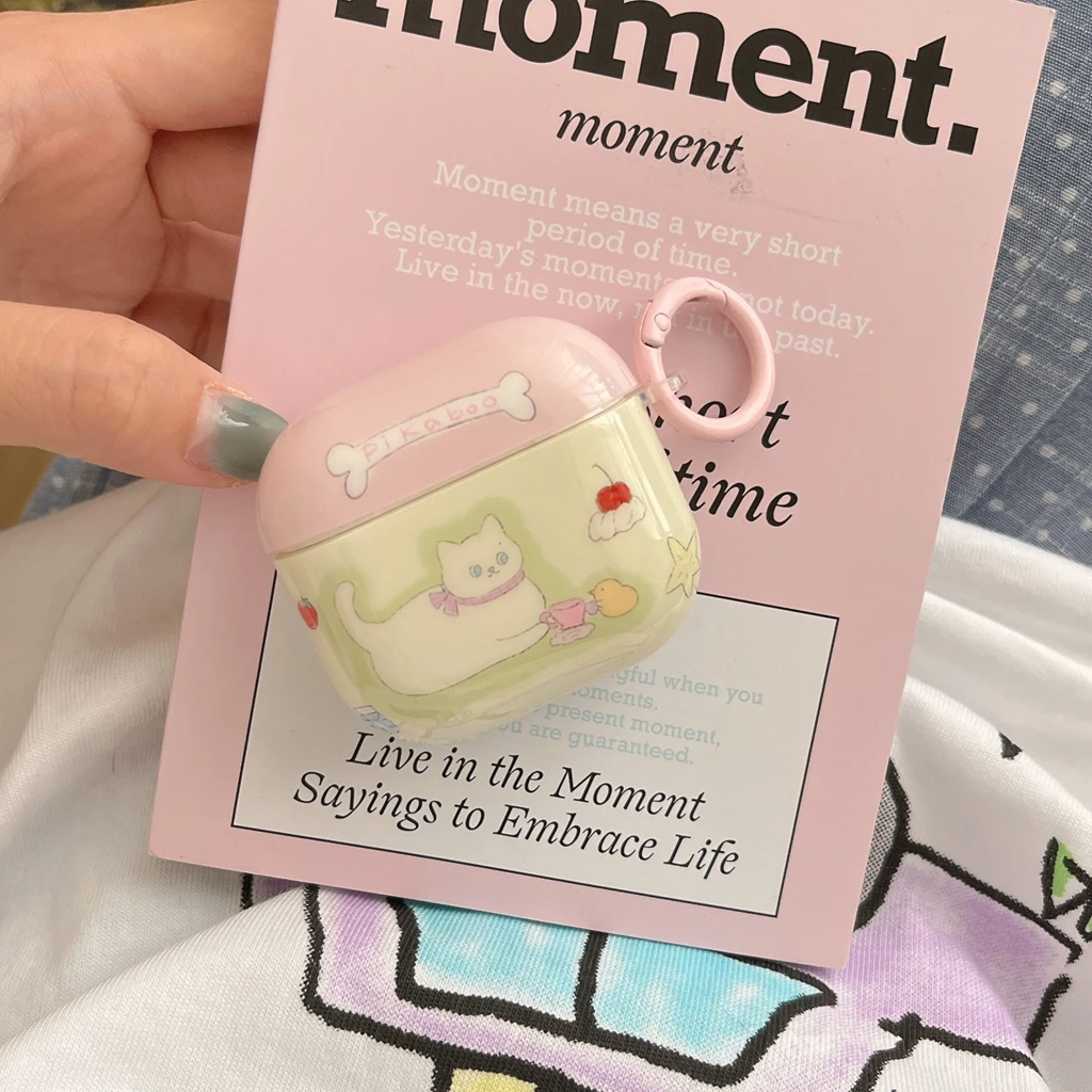 INS Cute Picnic Pattern Case for Air Pods