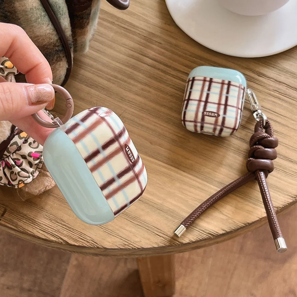 Soft Shockproof Sweater Pattern Gloss Case for Airpods