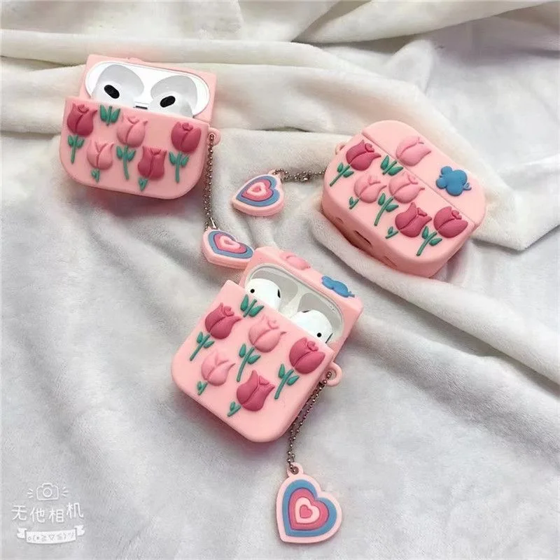 Soft Shell Ins Tulip Protective Case for Airpods