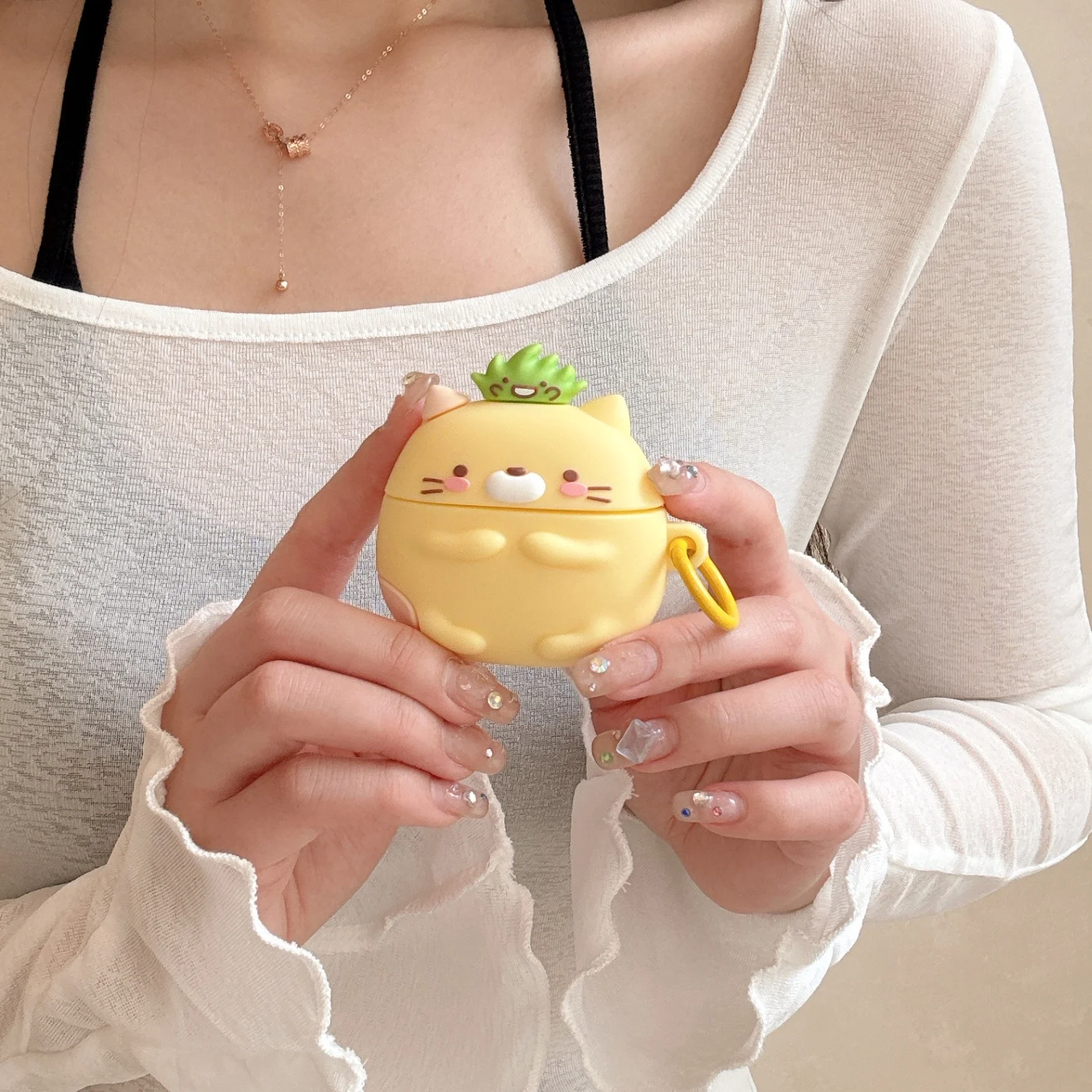 Cute Bear Earphone Shell Protective Cover